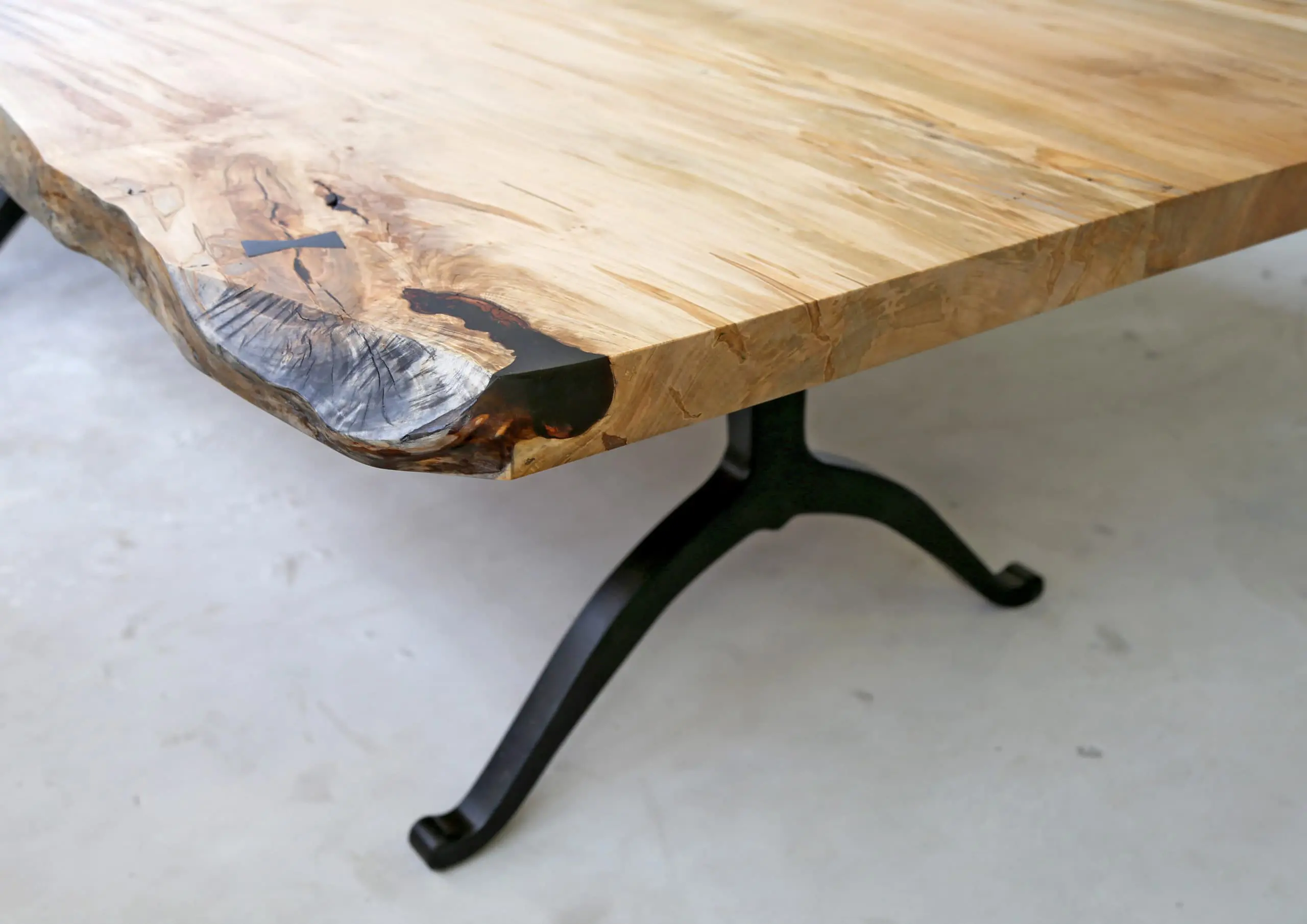 MapleTable8 solid wood furniture in maple, by SENTIENT Furntiure