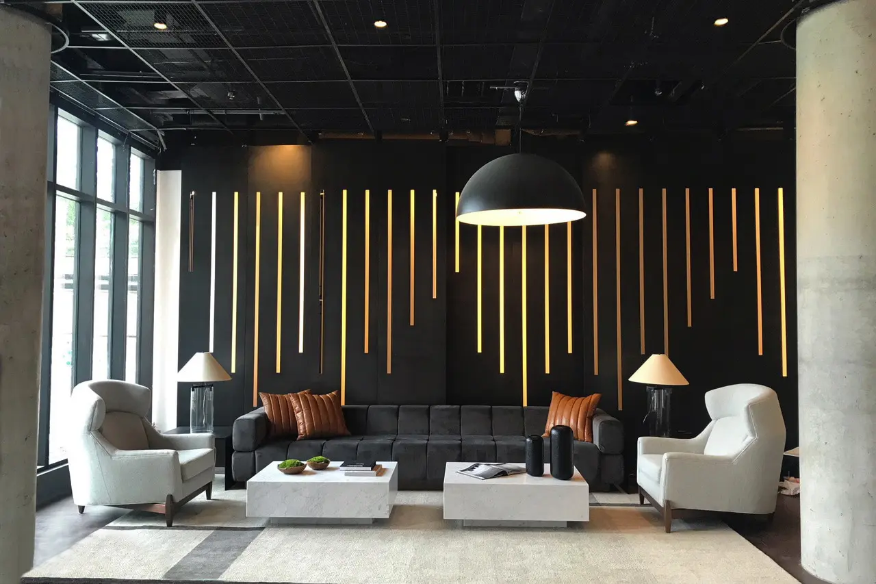 the-amberly-residential-building-project-custom-made-chairs-sofa2 lounge furniture layout for the Amberly residential building lobby