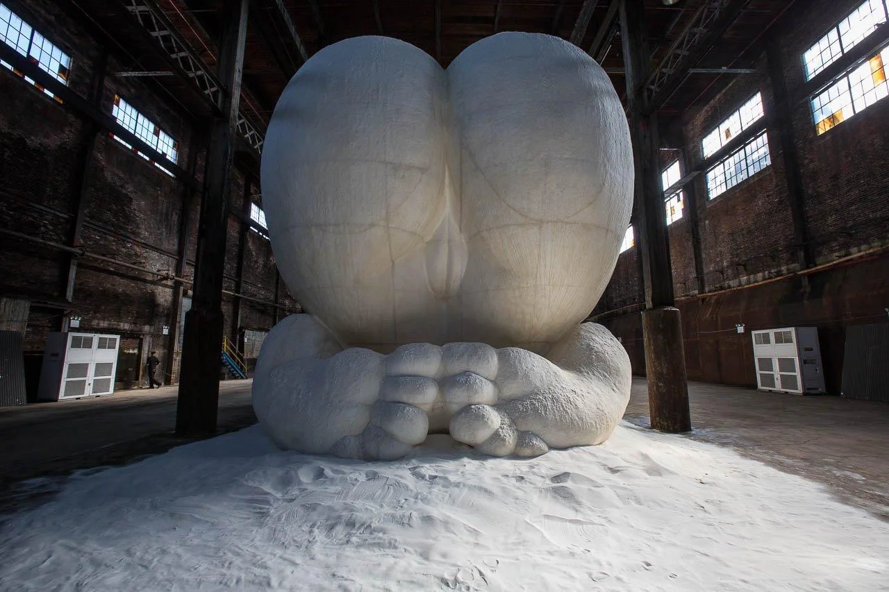 Separated at Birth? Kara Walker's Domino Sugar Sphinx + Airlander 10 - SENTIENT Furniture