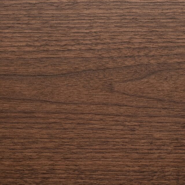 American Black Walnut wood grain swatch showing natural color and texture - SENTIENT Materials