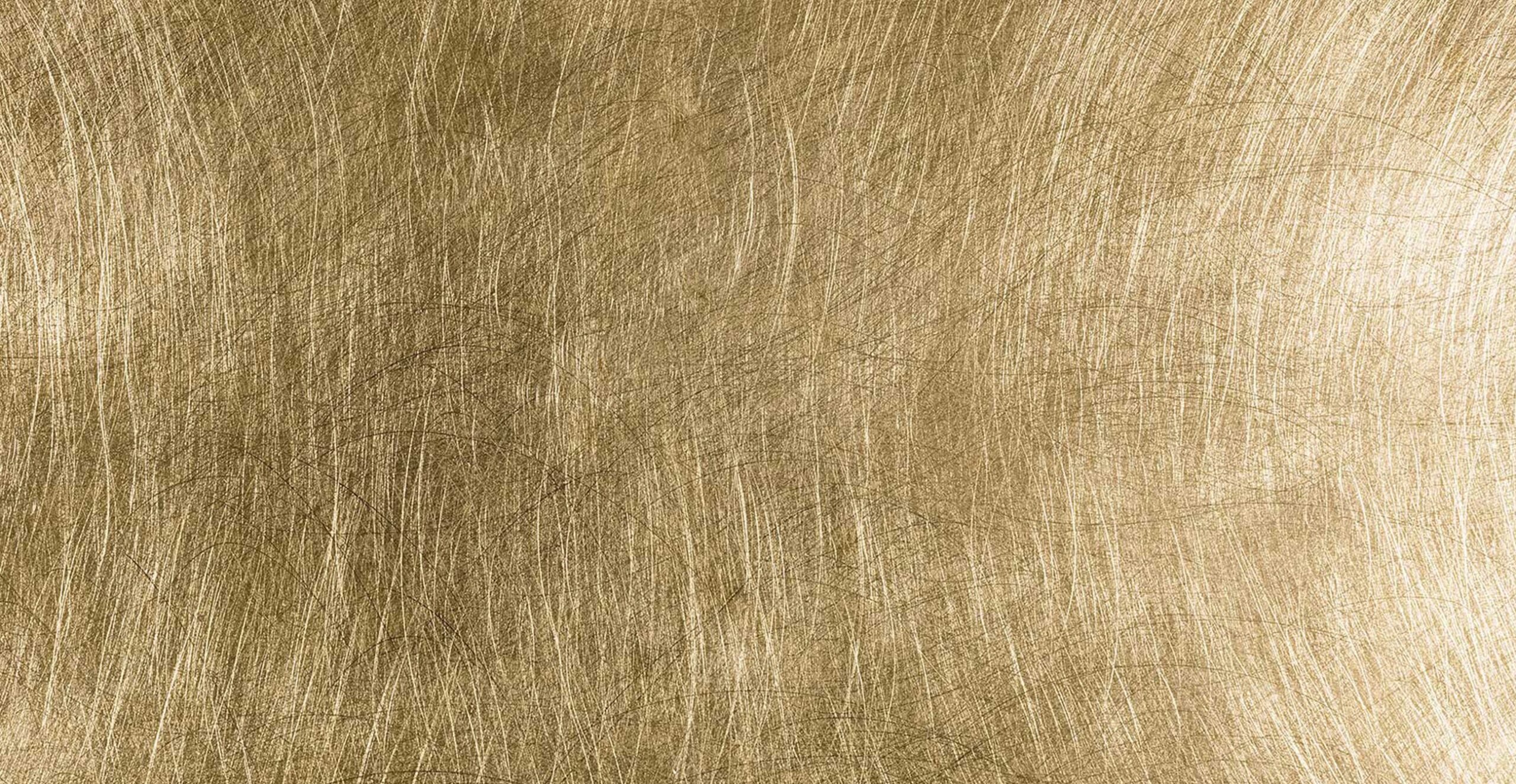 Brushed Brass metal finish showing surface texture and color