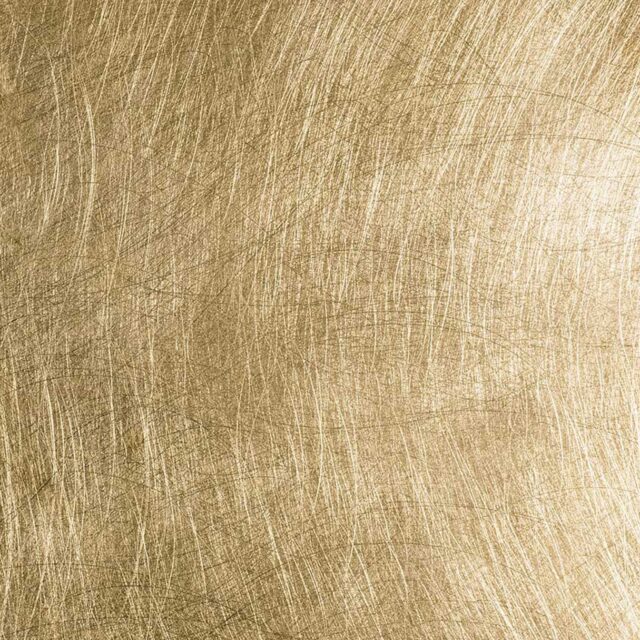 Brushed Brass metal finish showing surface appearance and texture - SENTIENT Materials