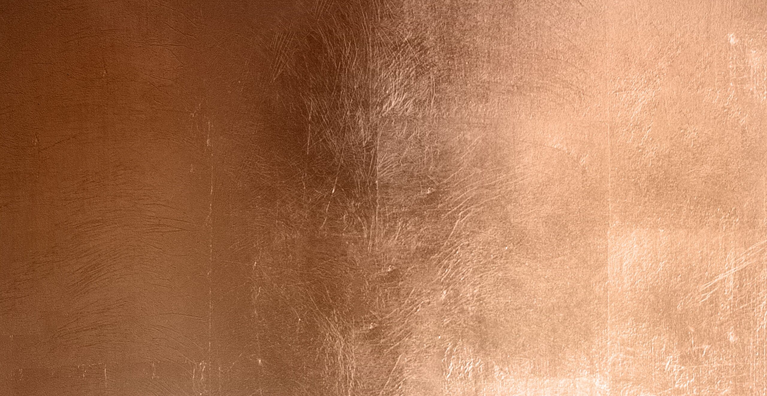 Copper Leaf metal finish showing surface texture and color