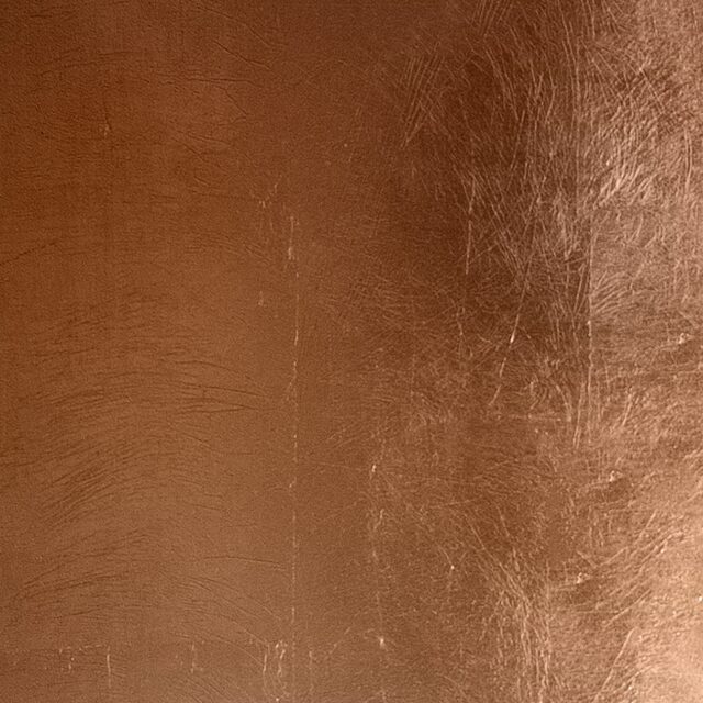 Copper Leaf decorative leaf finish showing surface appearance and texture - SENTIENT Materials