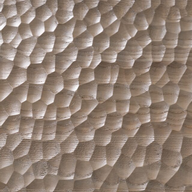 Custom Texture hand-carved wood texture showing surface appearance and texture - SENTIENT Materials