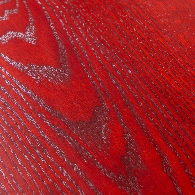 Stained stained wood finish showing surface appearance and texture - SENTIENT Materials